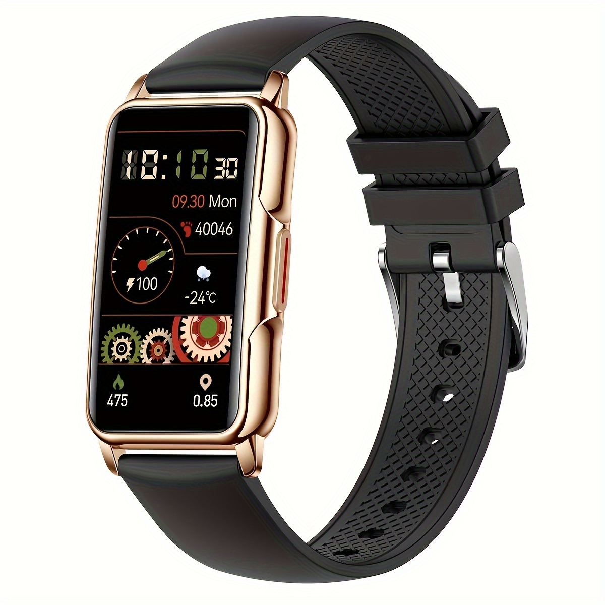 Relojes inteligentes para mujer (respuesta/hacer llamadas), relojes  Fulltouch con monitor de presión arterial/sueño/frecuencia cardíaca, 100  modos