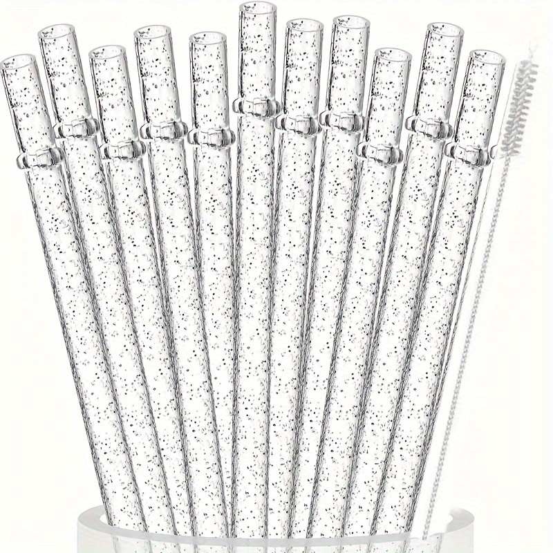 Straw, Wide Metal Straws For Tumbler, Stainless Steel Replacement Straws  For Stanley Cups, Reusable Long Straws With Cleaning Brush For Stanley Cup  Accessories, Thanksgiving Chrismas Halloween Party Supplies - Temu