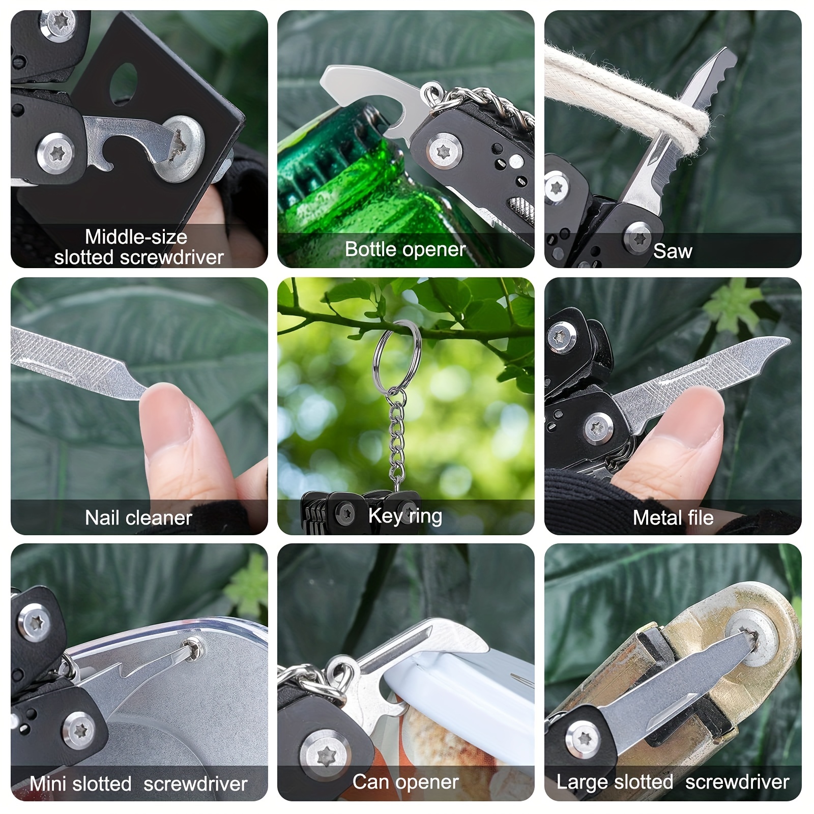 Stainless Steel Military Style Can Opener - Portable Survival Kit