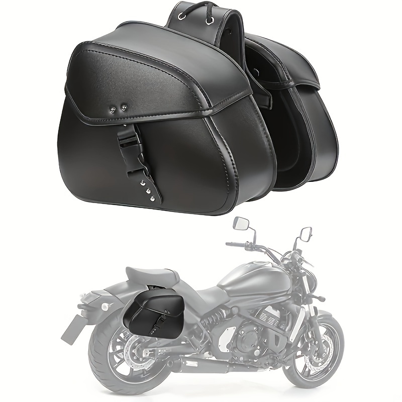 Motorcycle Leather Saddle Bag Motorcycle Side Bags 