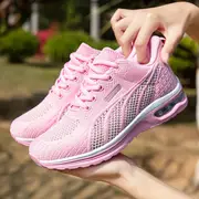 womens leisure mesh breathable air cushion sports shoes lightweight versatile travel walking shoes details 5