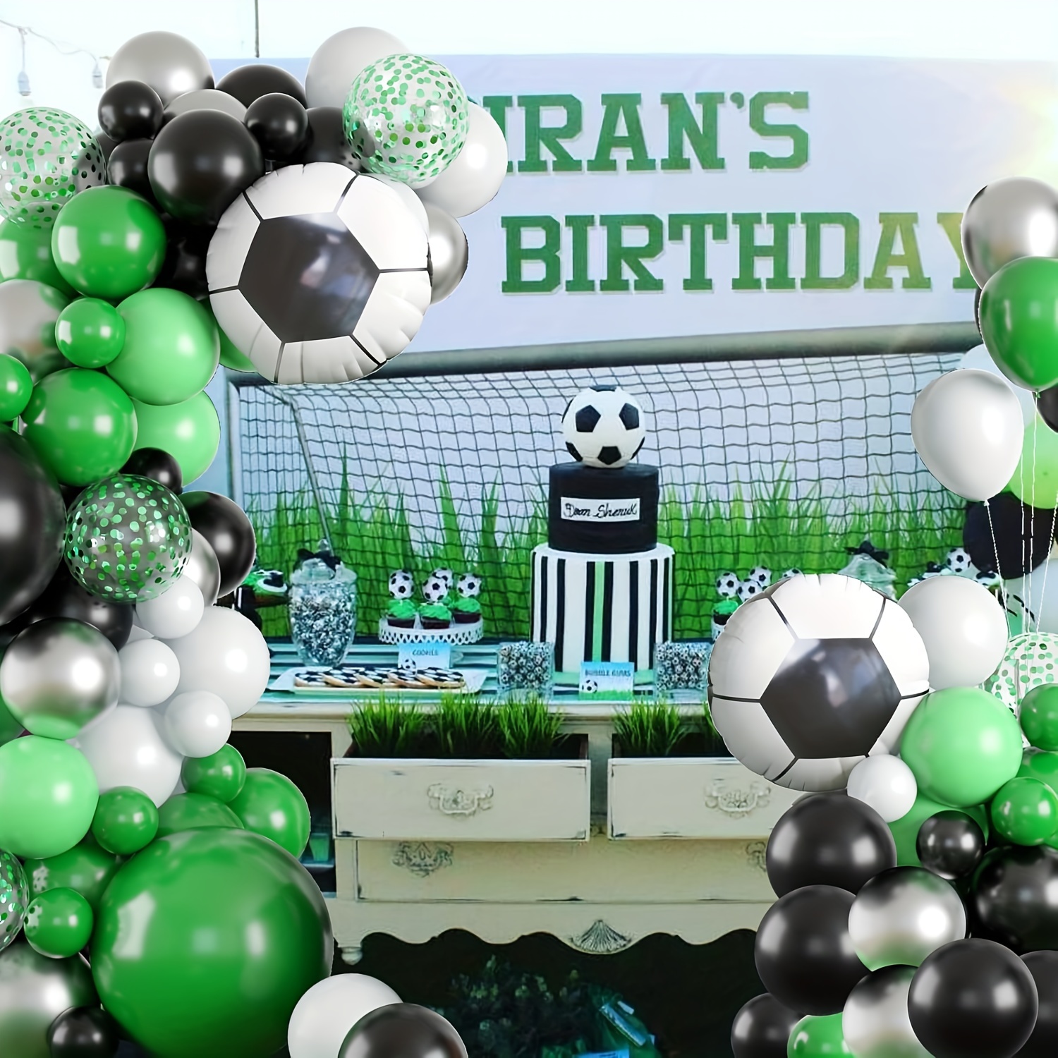 Fiesta de fútbol / Cumpleaños de fútbol / Decoraciones de fiesta de fútbol  / Decoraciones de globos de la Copa Mundial / COL065 -  México