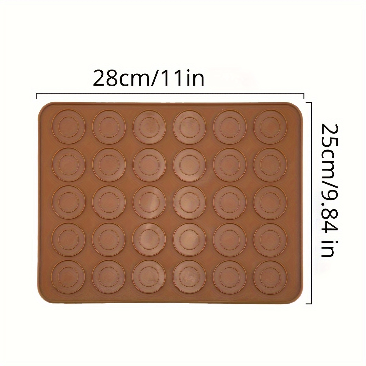 Silicone Baking Mat 30 hole Macaron Mat Modern Pastry Baking - Temu