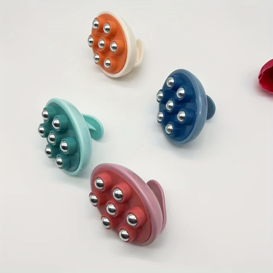 Image of Multifunctional -roller Manual Massager, Massage Abdomen, Legs, , Neck, Whole Body Massager, 1pc, Random Color