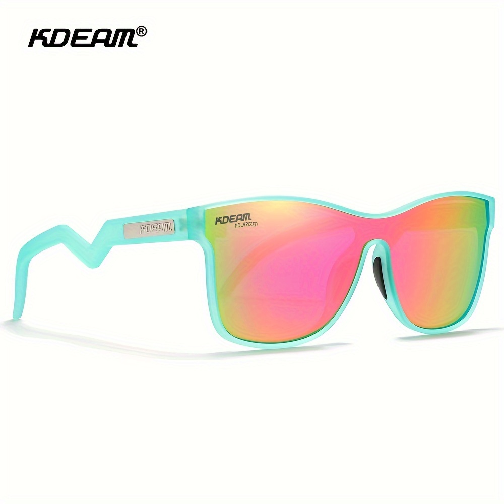 Polarized Mens Sunglasses: Color Changing TR90 For Cycling, Sports