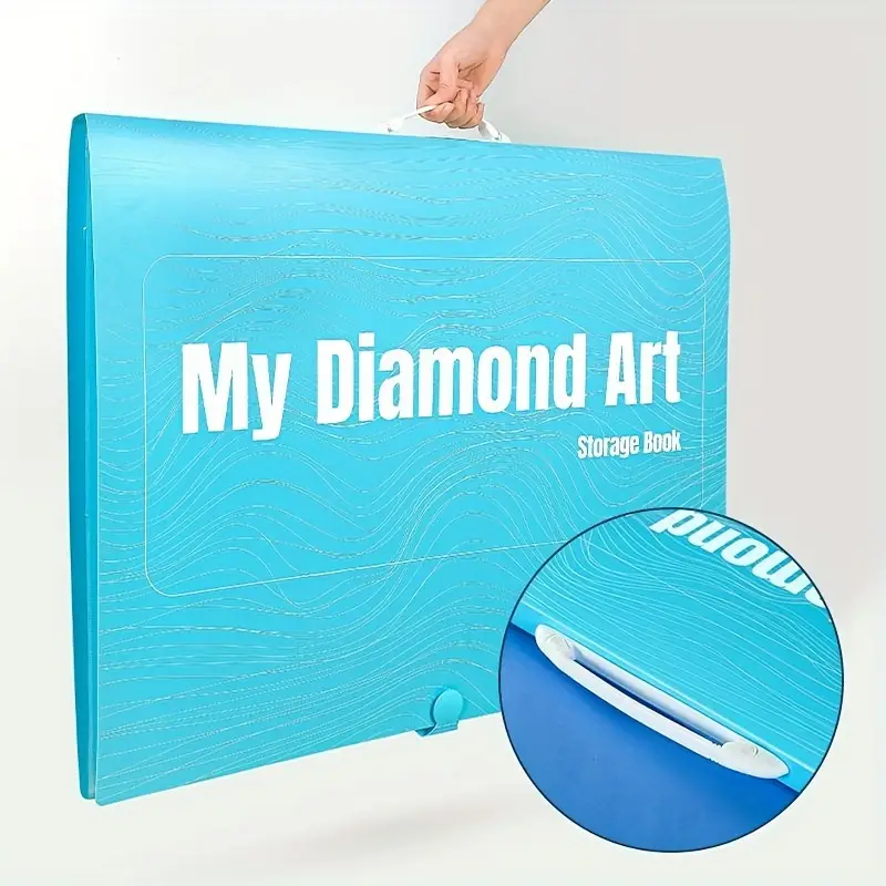 A3 Storage Book For Diamond Art Portfolio Folder For - Temu Austria