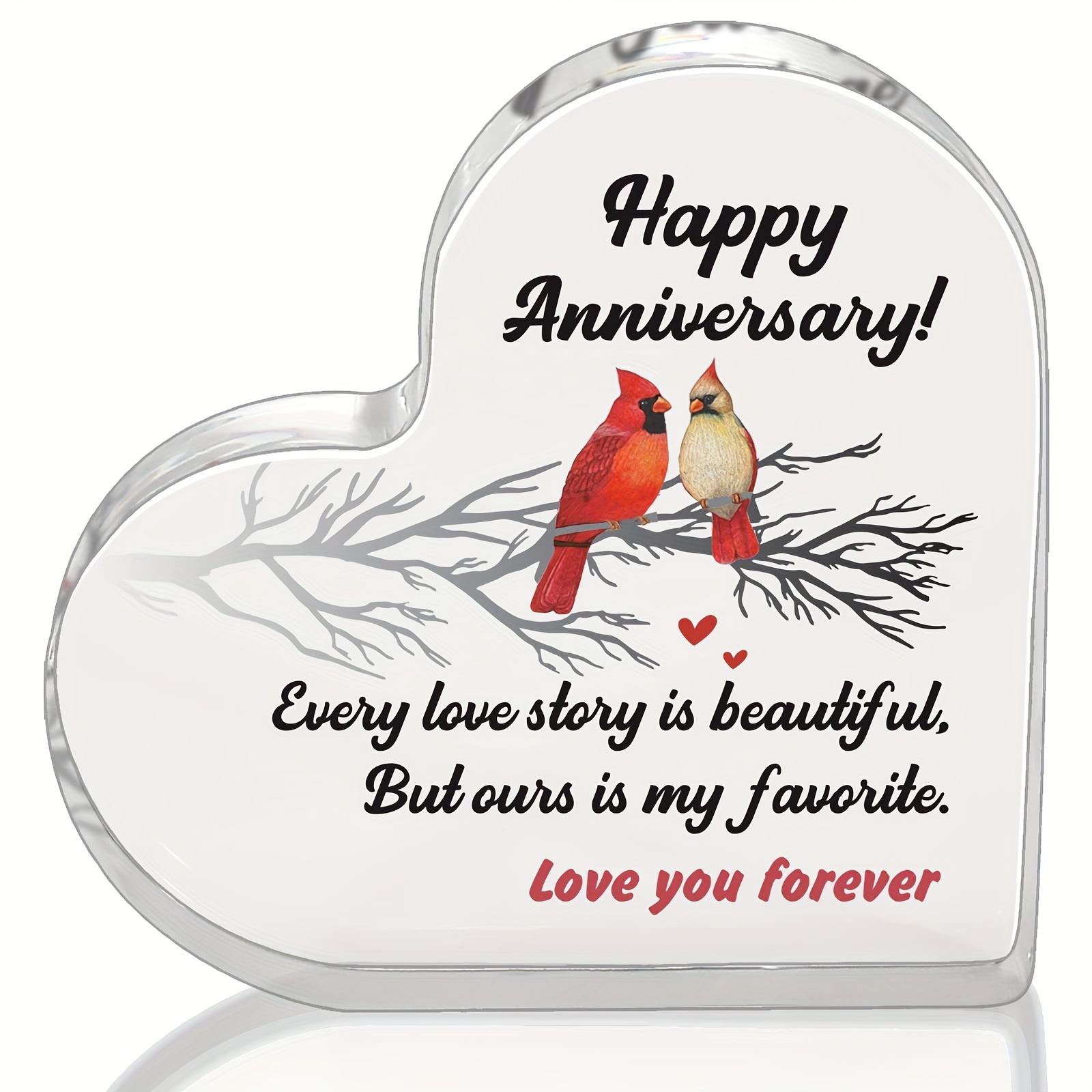 Years Of Marriage Gift Wedding Anniversary Heart Marriage - Temu