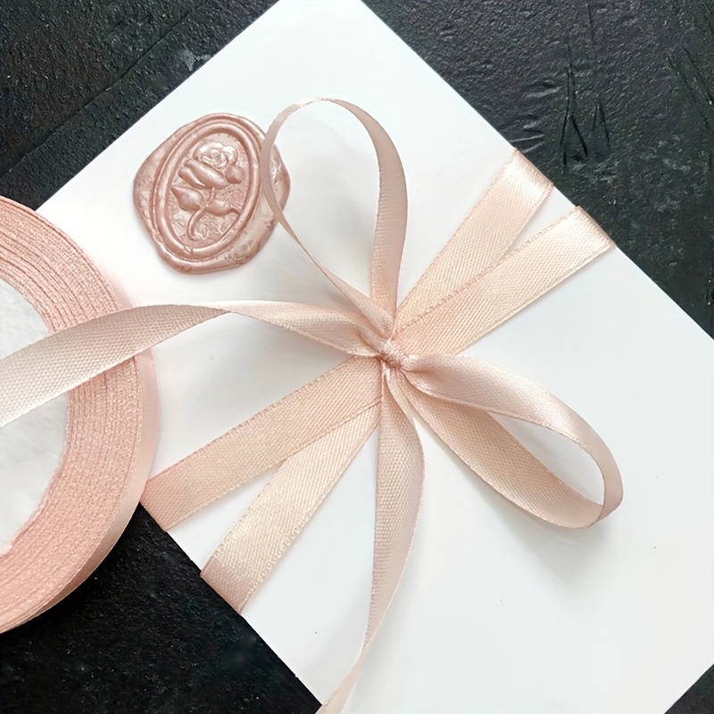 Blush Satin Ribbon 3 Inch 25 Yard Roll for Gift Wrapping, Weddings, Hair,  Dresses, Blanket Edging, Crafts, Bows, Ornaments; by Mandala Crafts 