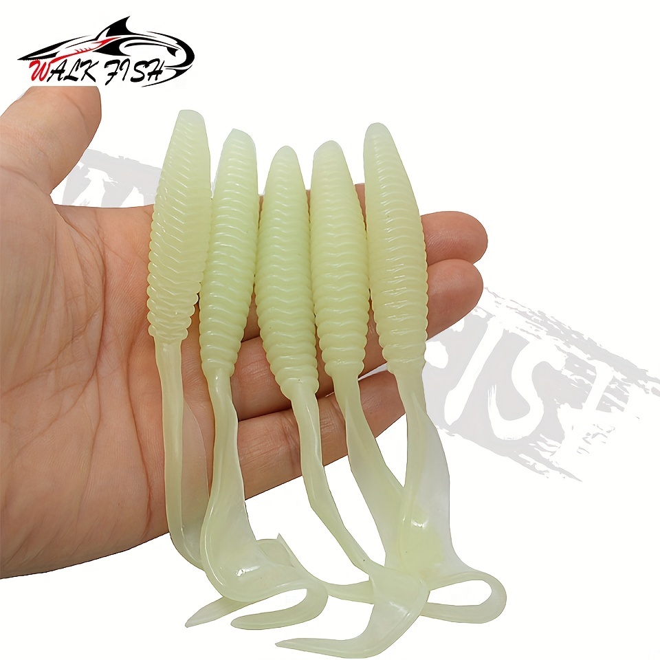 Soft Fishing Lure: Long Twister Tail Silicone Artificial - Temu