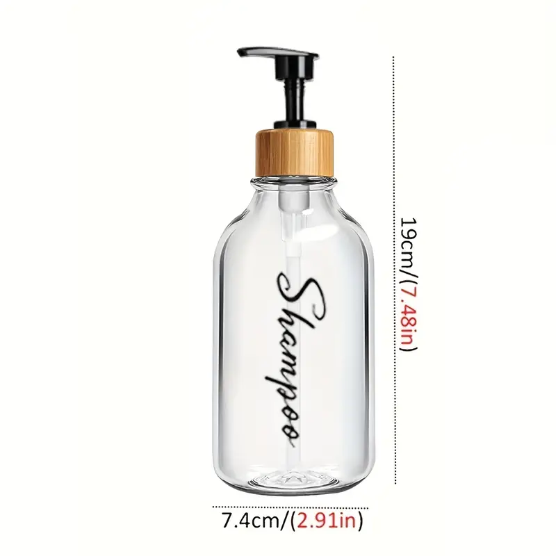 Shampoo Conditioner Dispenser Refillable Empty Bottles - Temu