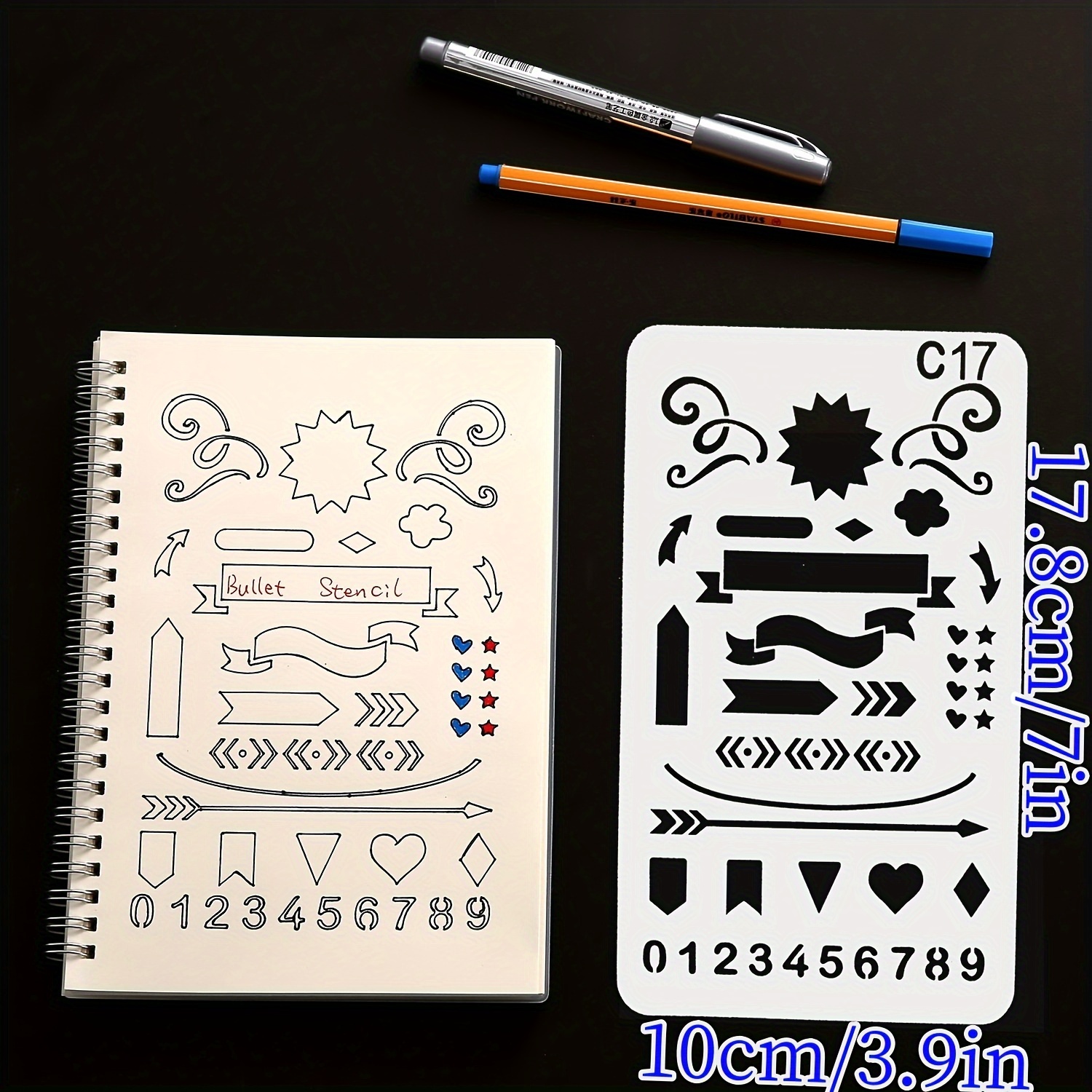 Bullet Journal Stencil Plastic Planner Stencils