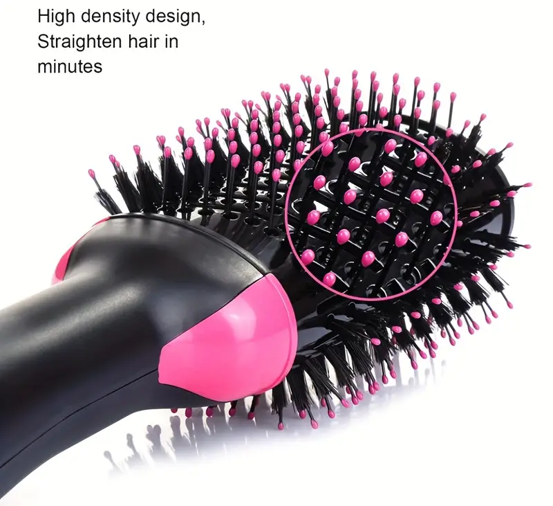 european standard one step hot air brush 3 in 1 multi function hot air comb hair straightener wet and dry blow drying comb with anti scald function hair styling blow dryer details 3