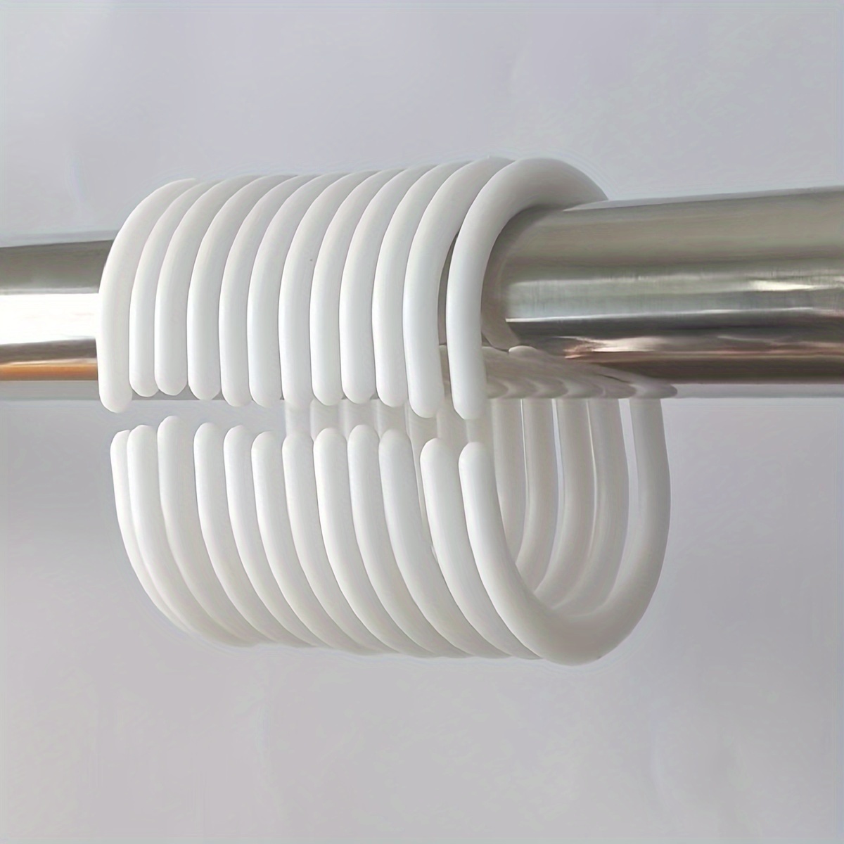 Shower Curtain Ring Plastic Hook C type Shower Curtain - Temu