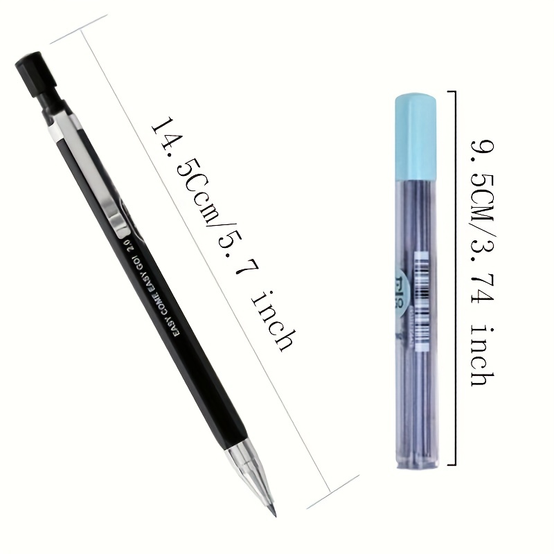 Pen Lead Core Office School Supplies 2b Black Lead Holder - Temu