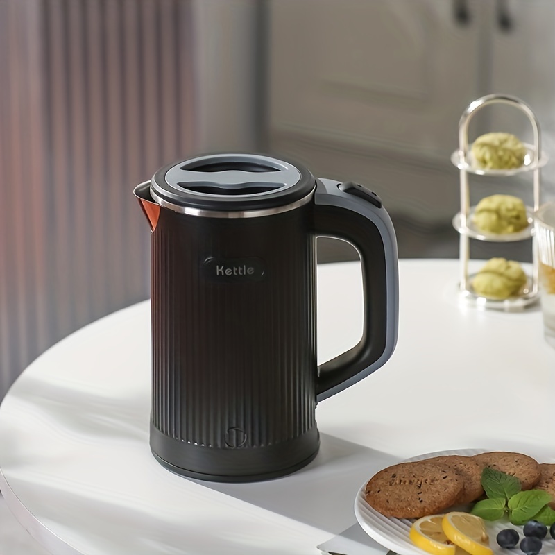 Portable Electric Kettle: 304 Stainless Steel Travel Kettle With Capacity - Fast  Boil & Auto Shut-off For Tea, Coffee & Milk! - Temu