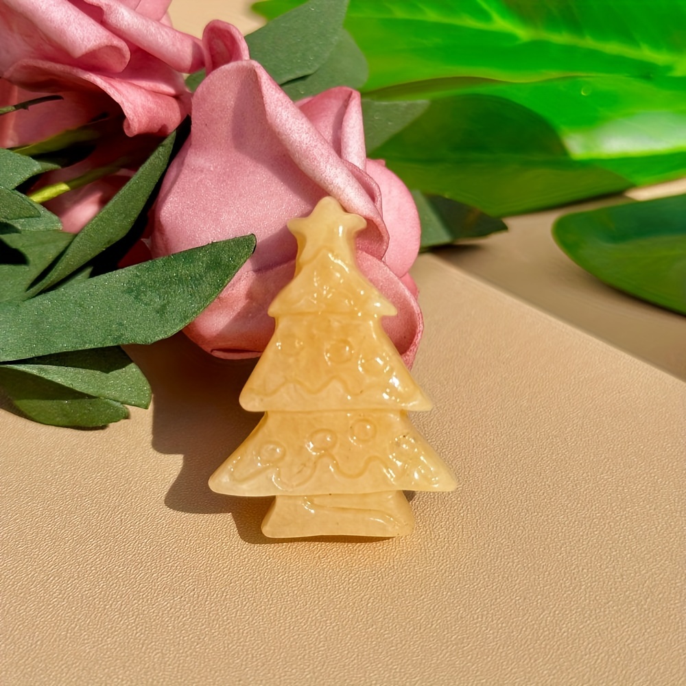 Natural Crystal Mini Christmas Trees Figurine Handmade - Temu