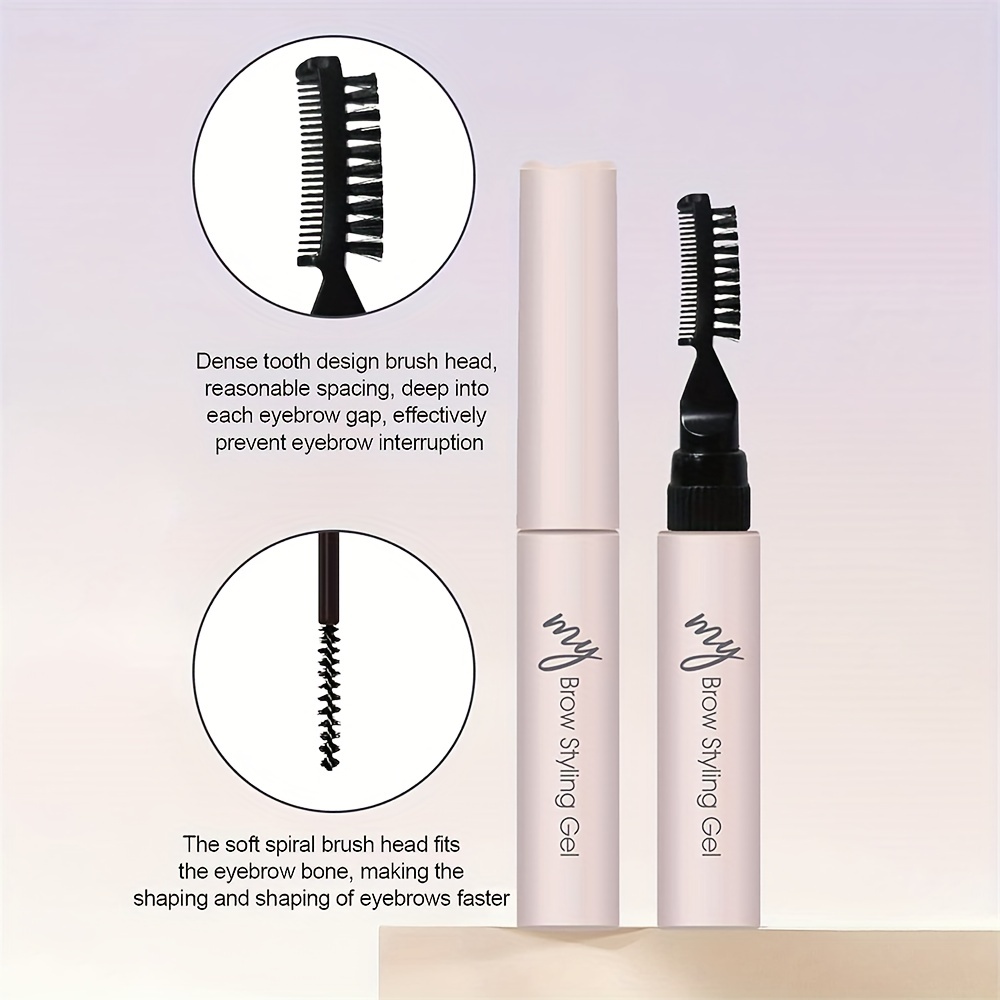 3-In-1 Brow Coloring Set: Gel, Pencil, Pomade - Brown