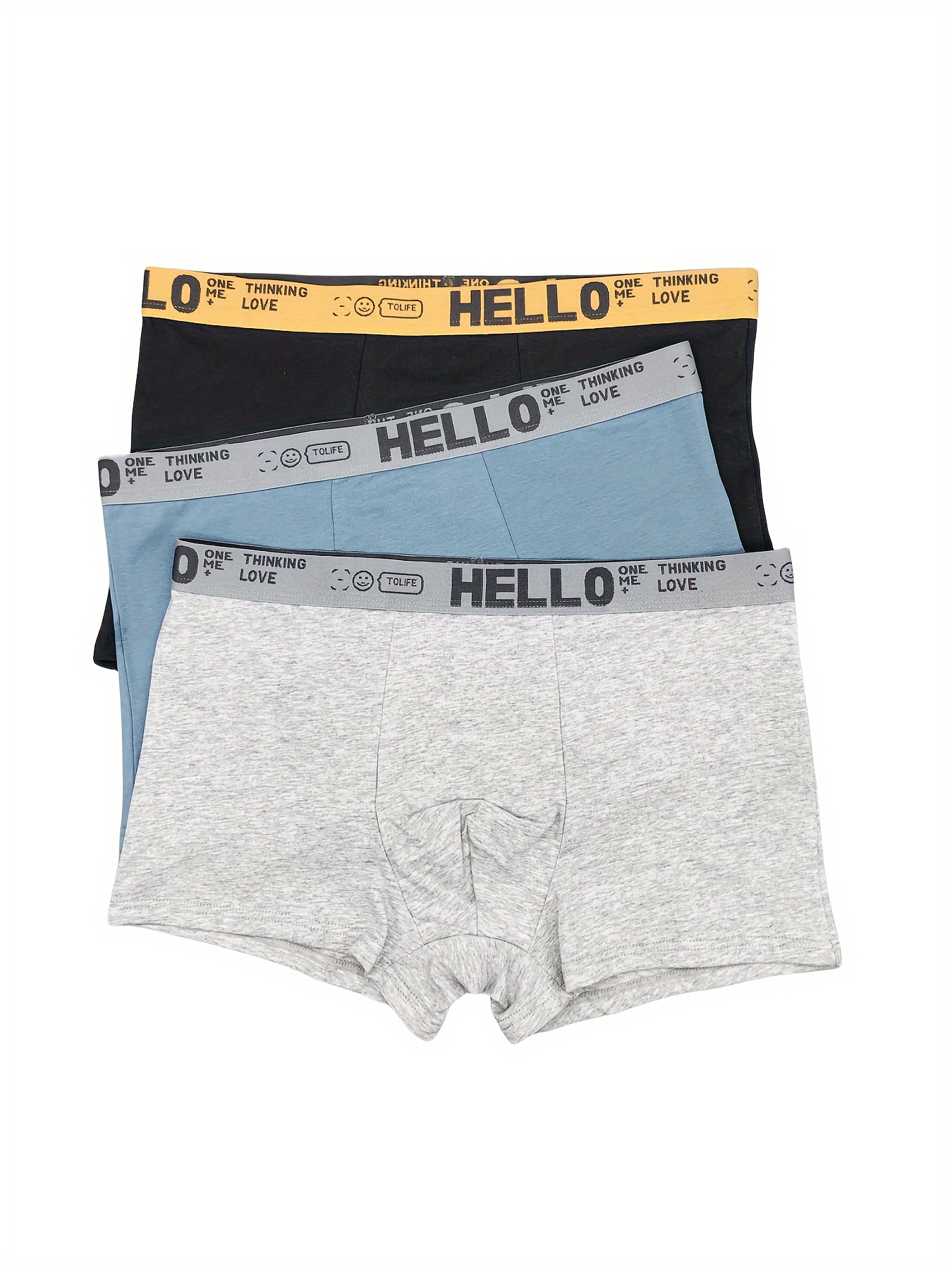 5pcs Pack White 2023 Men Panties Cotton Underwear Male Brand Boxer