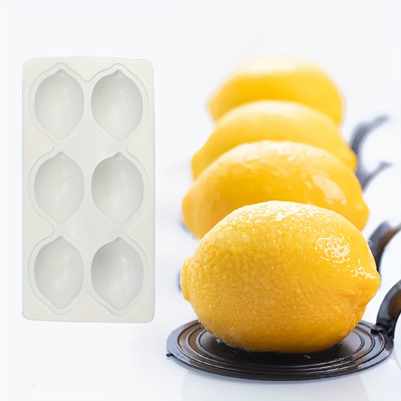 

1pc French Dessert Cake Decorating Tools 3d Lemon Shape Fruit Silicone Mold Brownies Cake Mousse Cake Moulds Pastry Baking Tools