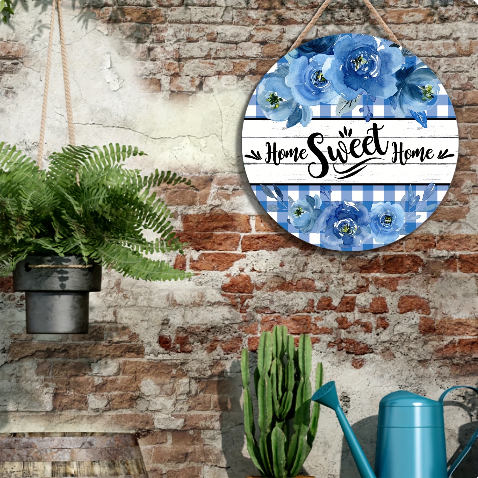 Urboii™ Welcome Home Home Sweet Home Quote Printed Wall Hanging