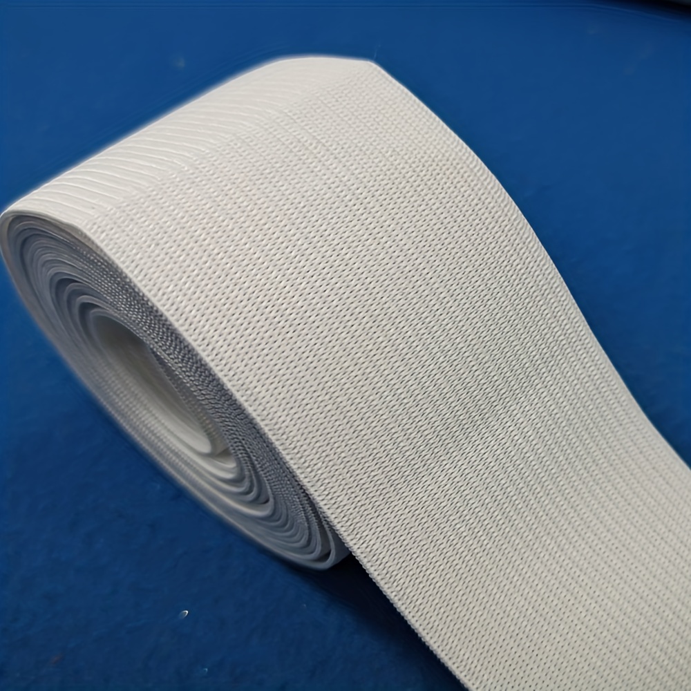 5m/roll 3/6/8/10 /12mm black/white elastic sewing elastic band