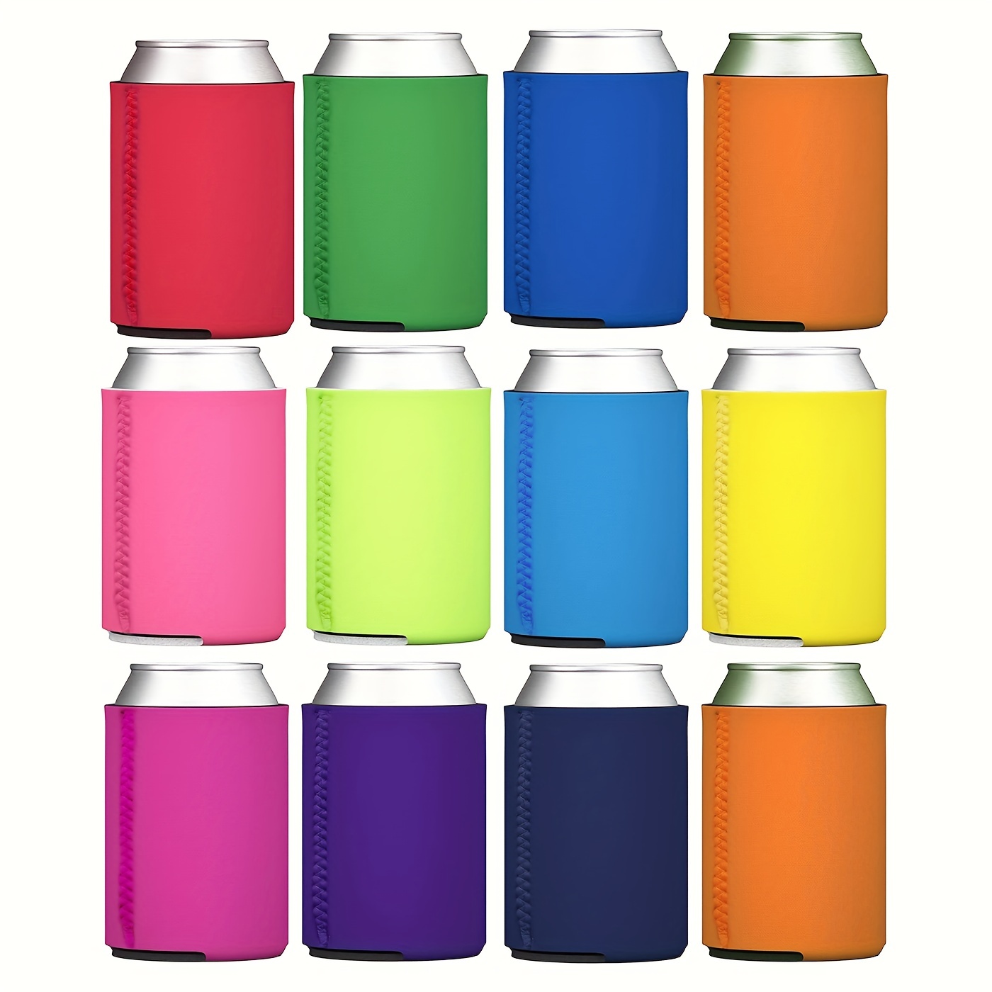 Beer Can Cooler Sleeve Reusable Soft Insulated Neoprene Beer - Temu