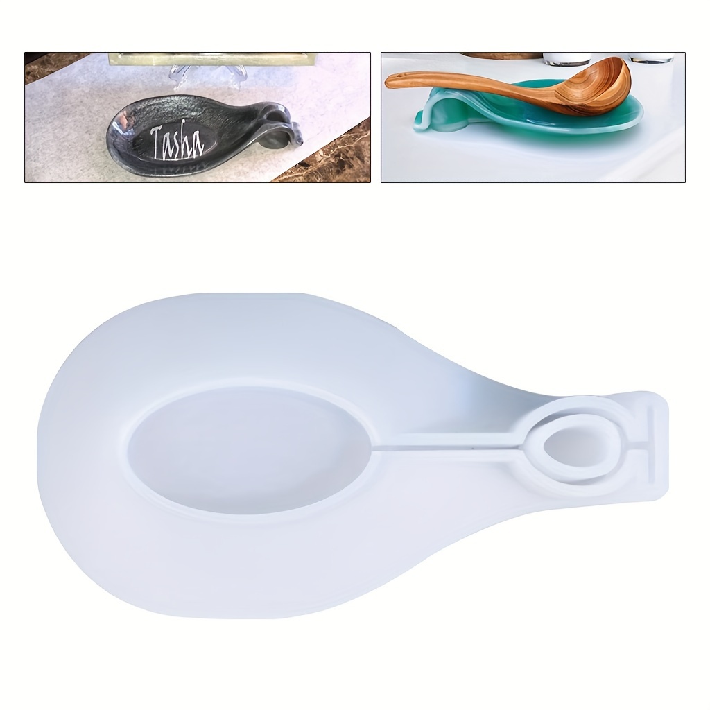 Big Spoon Holder Resin Mold large Rolling Tray Silicone Mold - Temu