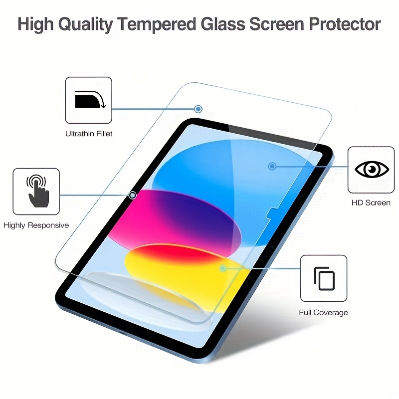 1 Film Verre Trempé Pour Apple iPad Air (2022) 10.9 protection d'écran