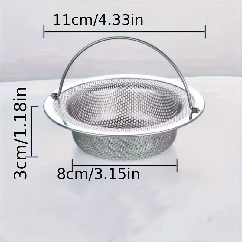 Stainless Steel Kitchen Sink Strainer Upgrade 304 Anti rust - Temu