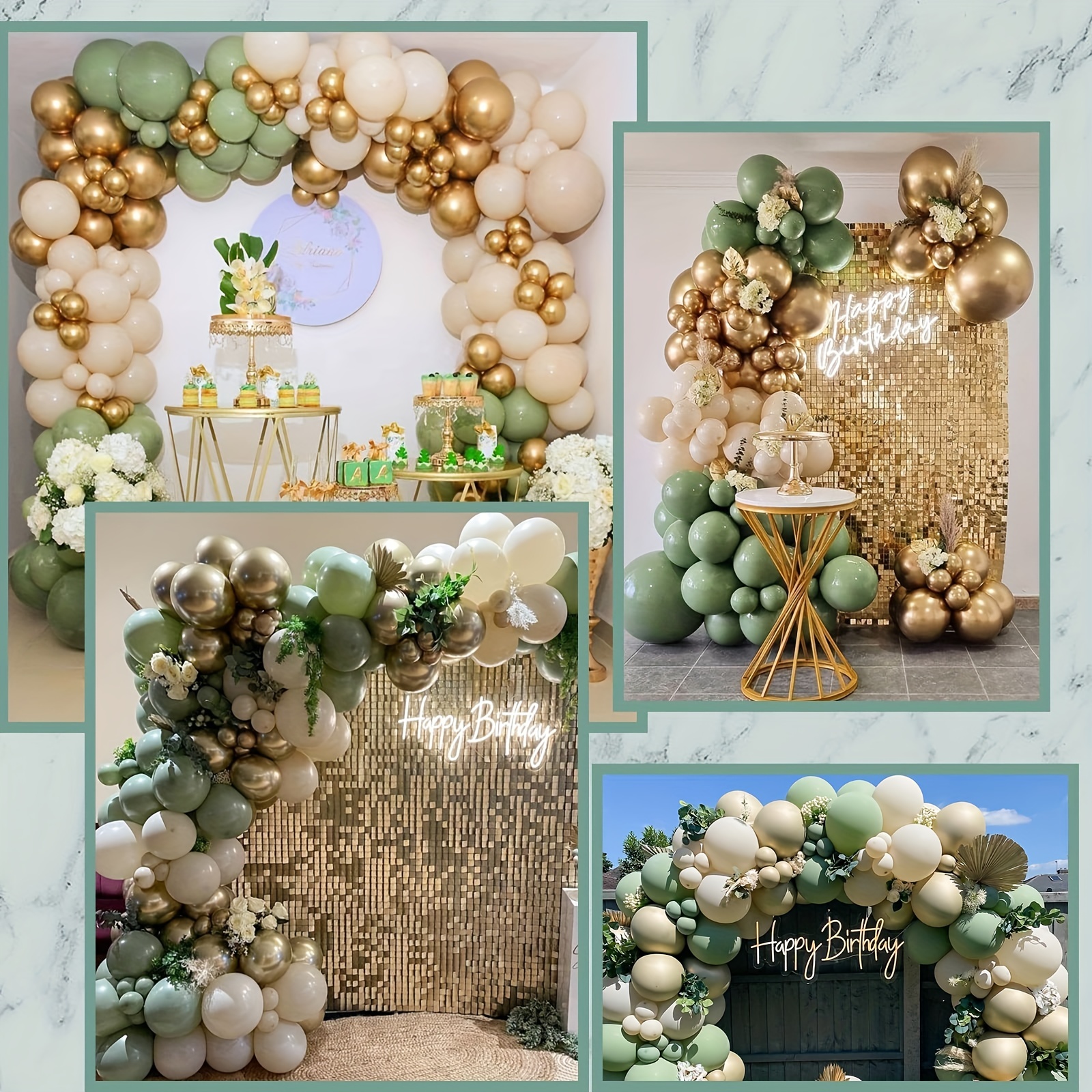 Arco de globos de Boda Verde jungla, decoraciones de fiesta de cumpleaños,  propuesta de despedida de soltera, compromiso nupcial, Baby Shower,  hombres, mujeres, niños y niñas - AliExpress