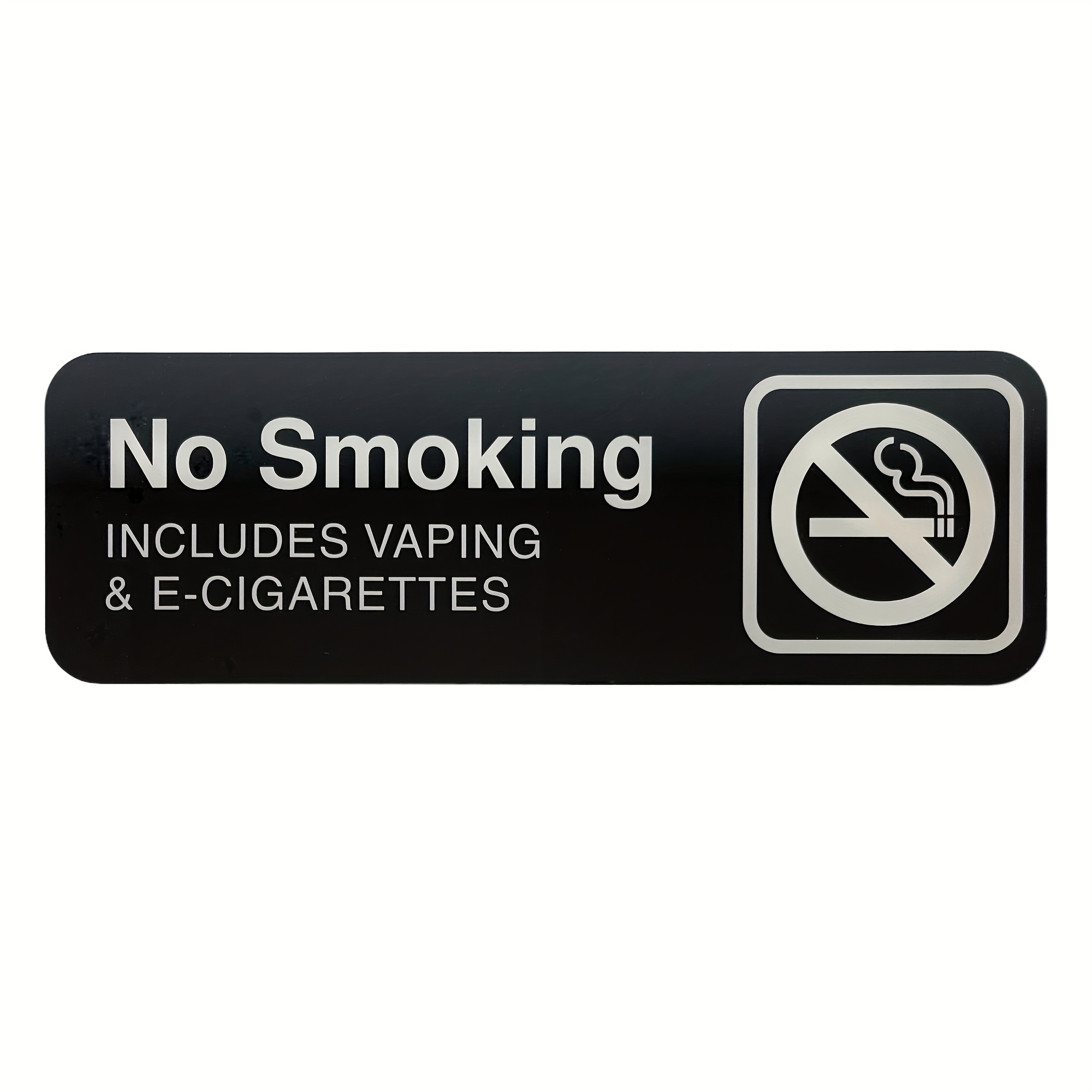 No Smoking Signs For Business, Smoke Free Facility Signs, Double Sided  Mounting Tape Easy Installation No Cigarette Smoking Or Vaping Signs  Black Acrylic W X H, Indoor/outdoor Use Temu Philippines