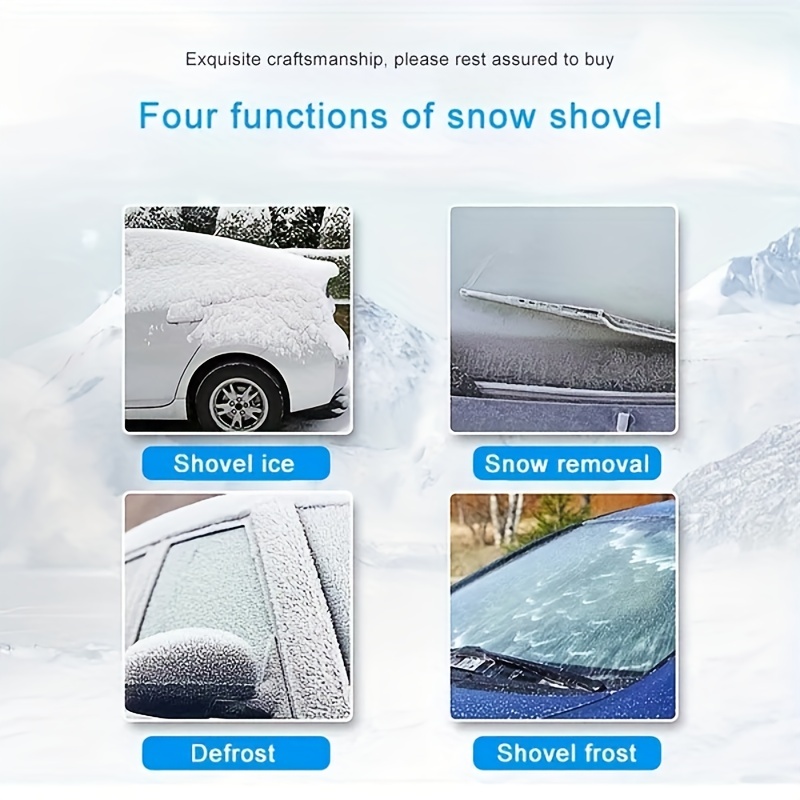 Car Window Windscreen Shovel Windshield Snow Cleaner Tool - Temu