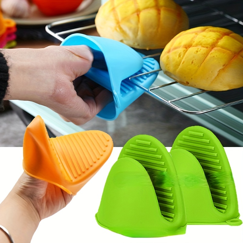 Heat Resistant Rubber Oven Mitts, Mini Oven Gloves For Kitchen