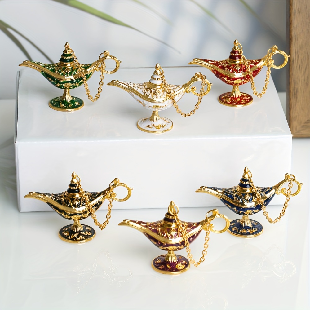 Stunning metal aladdin magic lamp for Decor and Souvenirs 