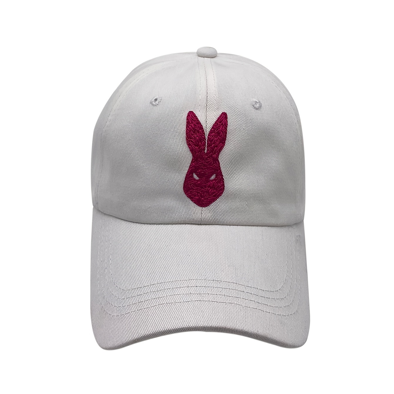 Bad Rabbit Embroidered Baseball Adjustable Solid Color Dad Hats Lightweight  Breathable Couple Sun Hats For Women & Men - Temu