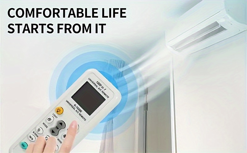 universal a c remote control compatible with   and models easy temperature control and   details 4