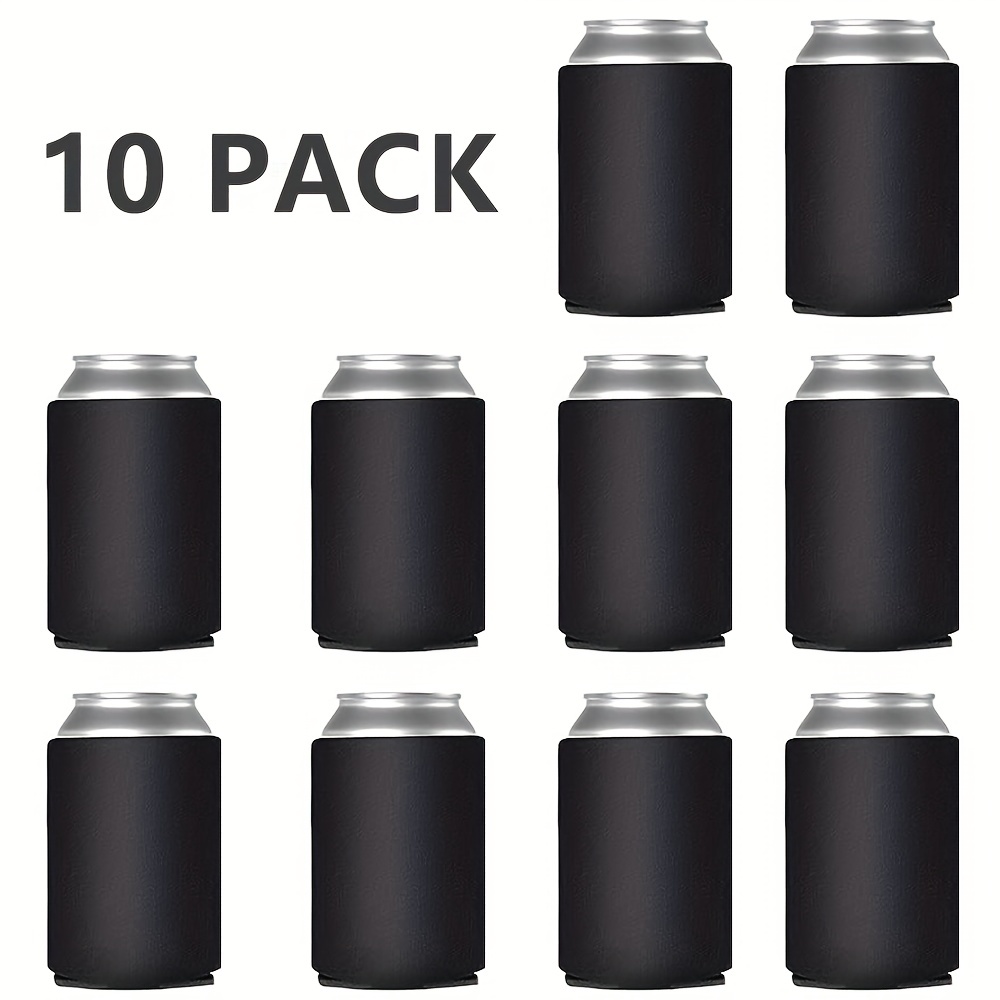 6Pcs Beer Can Cooler/ Sleeves Soft Insulated Reusable Holder Water Soda  Bot*u*