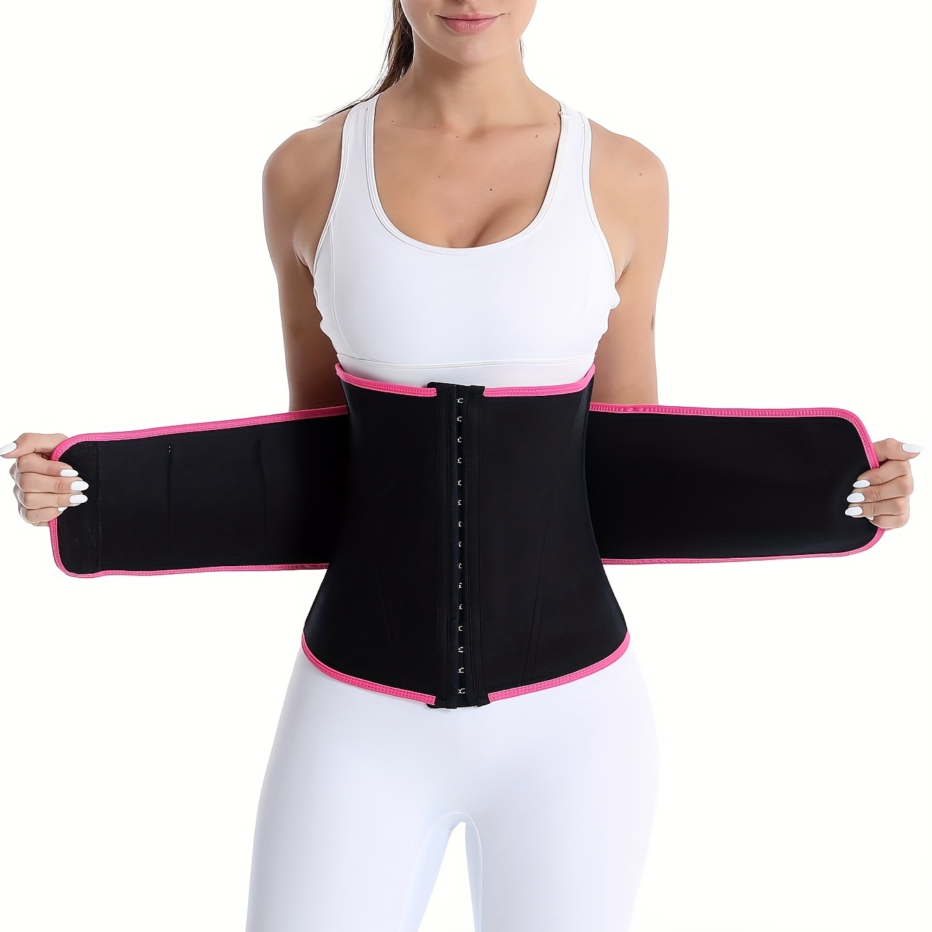 Sweat Waist Trimmer For Women, Waist Trainer Sweat Band For Fitness Running  Shaping