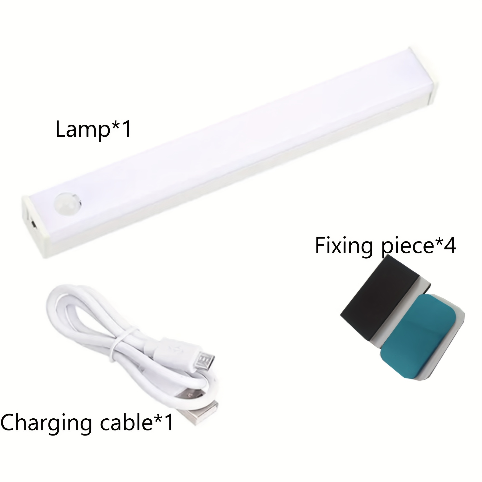 Luz LED recargable por USB con Sensor de movimiento, iluminación