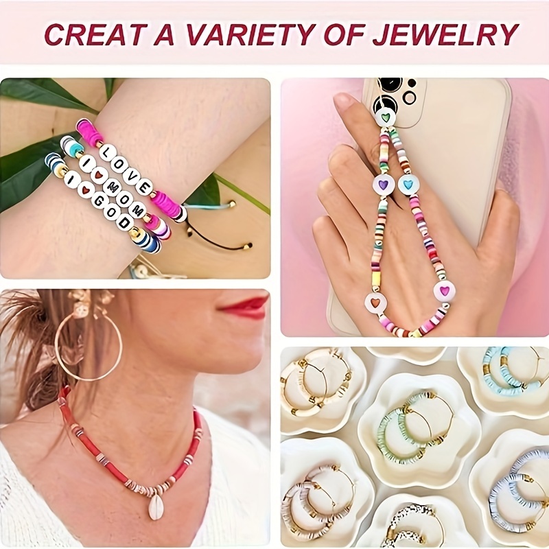 OMY Letter Bead Bracelet Women Adjustable String Name Bracelets DIY Jewelry  6mm colorful beads letter bracelets
