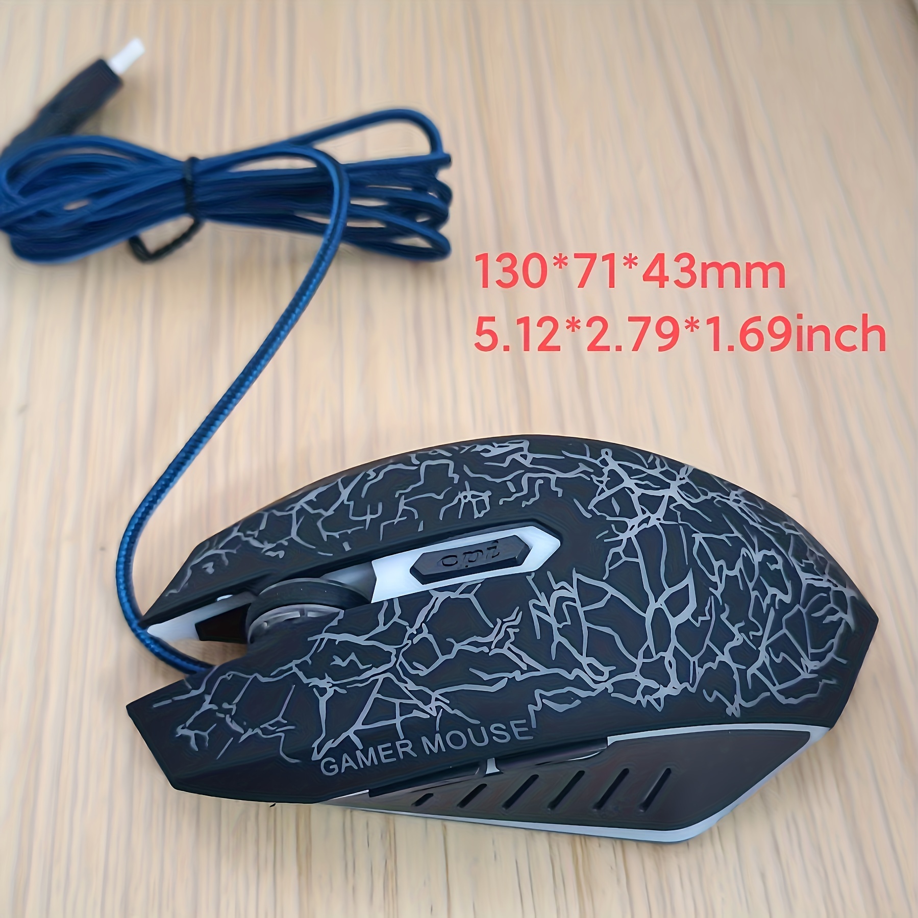 Gaming Mouse 2400 DPI Optical Colorful LED Computer 6-Button USB Mouse With  RGB BackLight Mute Mice For Desktop Laptop Computer Gamer Mouse