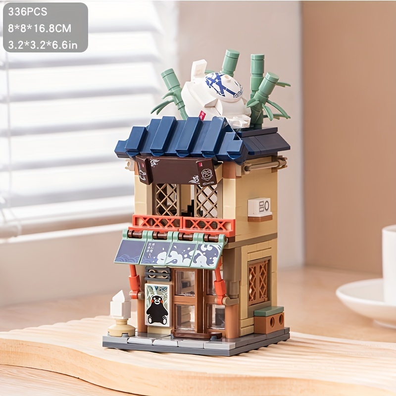 LOZ Mini Japanese Takoyaki Street View Building Blocks Chinese