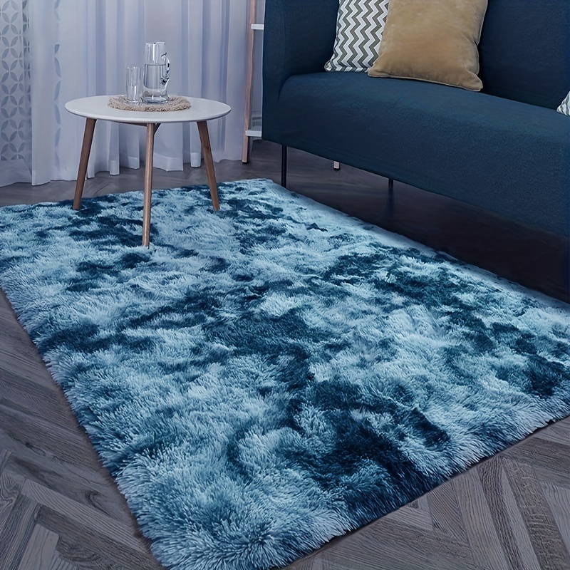 Alfombra azul gris Alfombra grande Pequeña alfombras de sala de