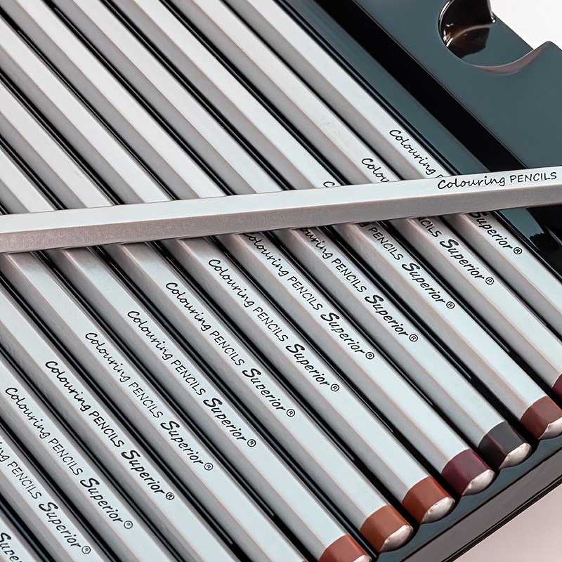 Superior 48 Colored Pencils Set Oil Color Pencils For - Temu