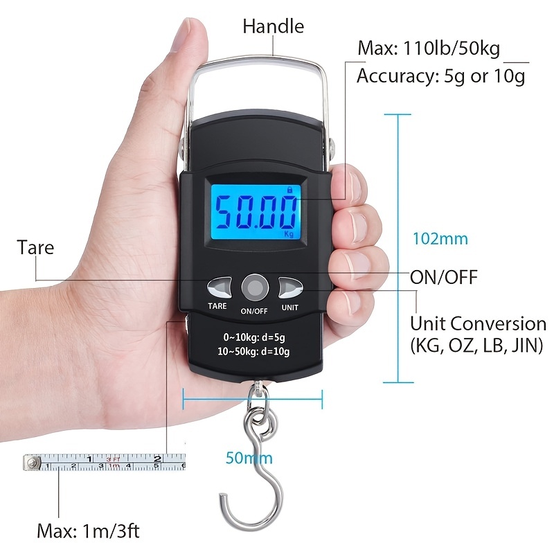 Dropship Luggage Weight Scale; Fish Weighing Scales; Digital