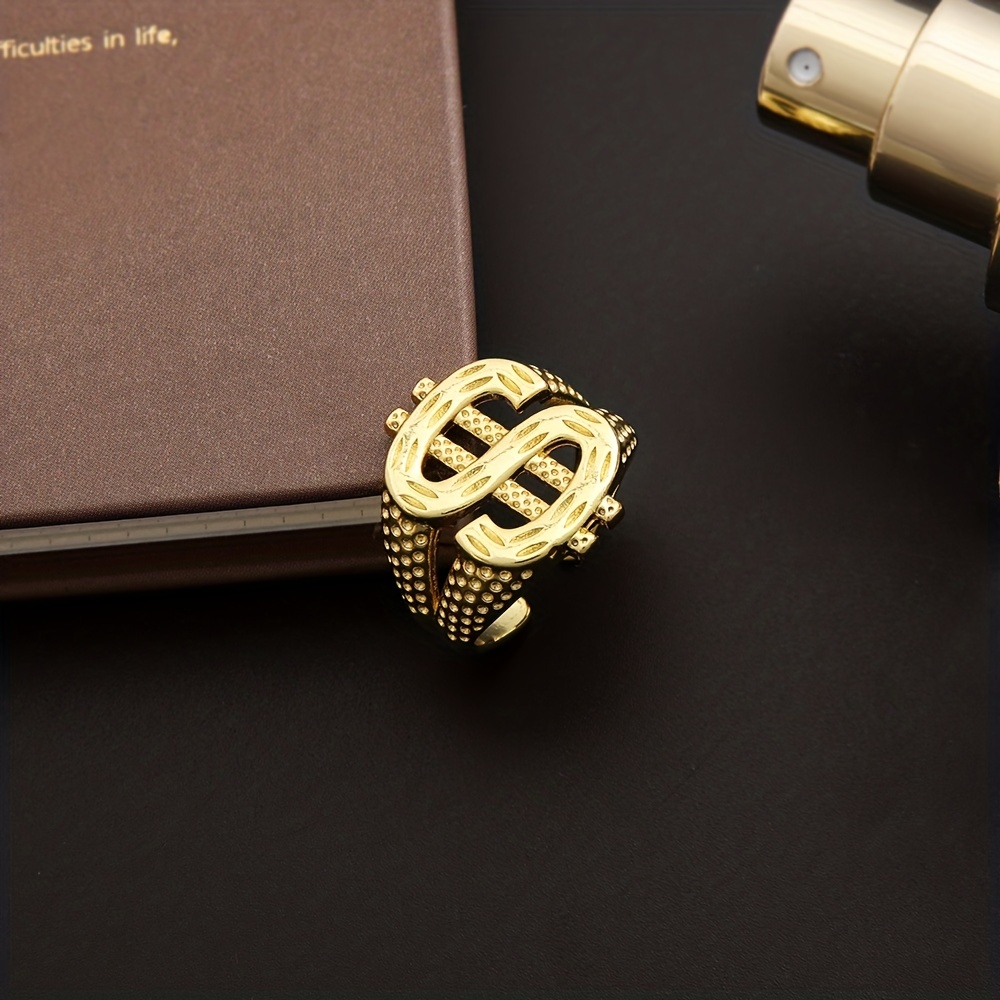 S Letter Ring Fashionable Street Finger Ring