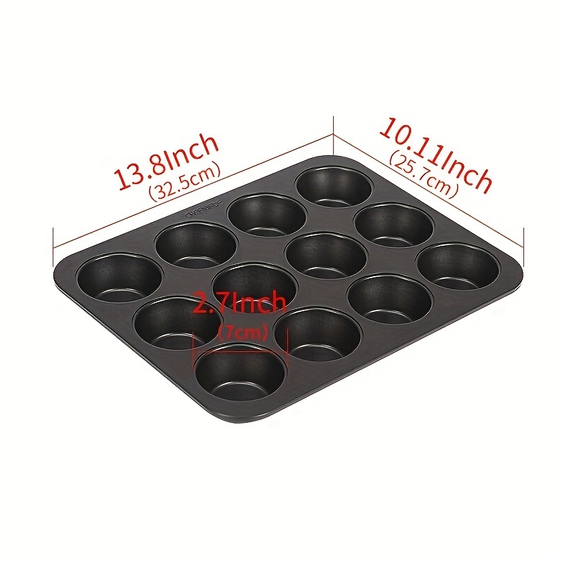 CHEFMADE 17-inch Rimmed Baking Pan, Non-Stick Carbon Steel Cookie Sheet Pan, FDA Approved for Oven Roasting Meat Bread Jelly