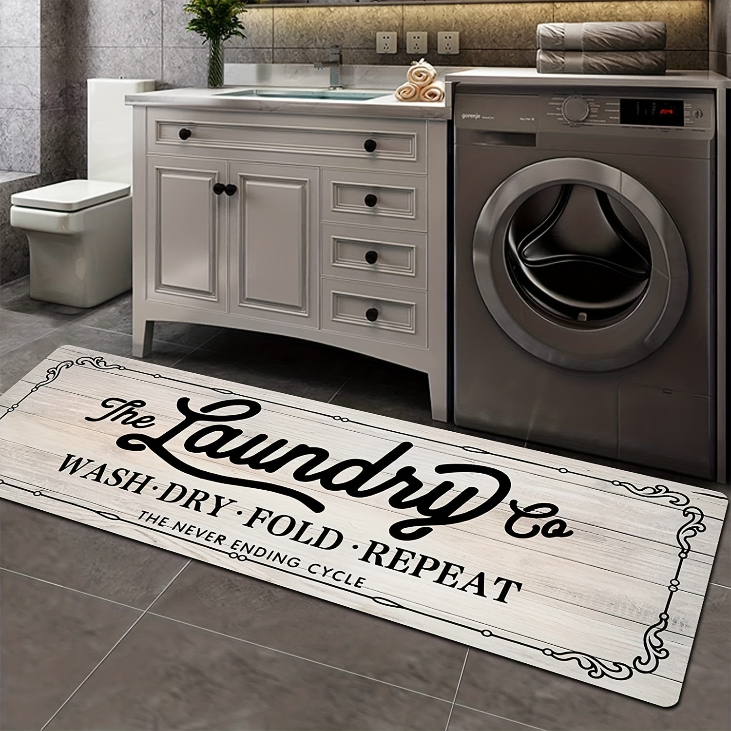 Man Cave Funny Signs Laundry Room Runner Non Slip Laundry Sign Gifts for  Under 10 Dollars Kitchen Wall Decor ( Size : 20X30CM )