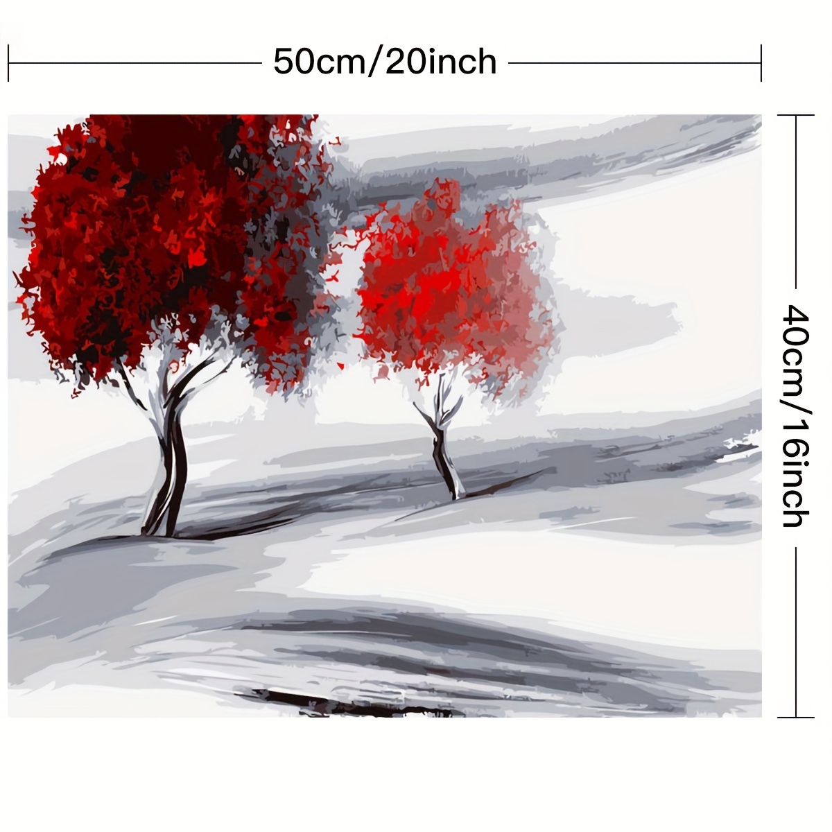 Paint By Numbers For Adults Tree Diy Digital Oil Painting - Temu