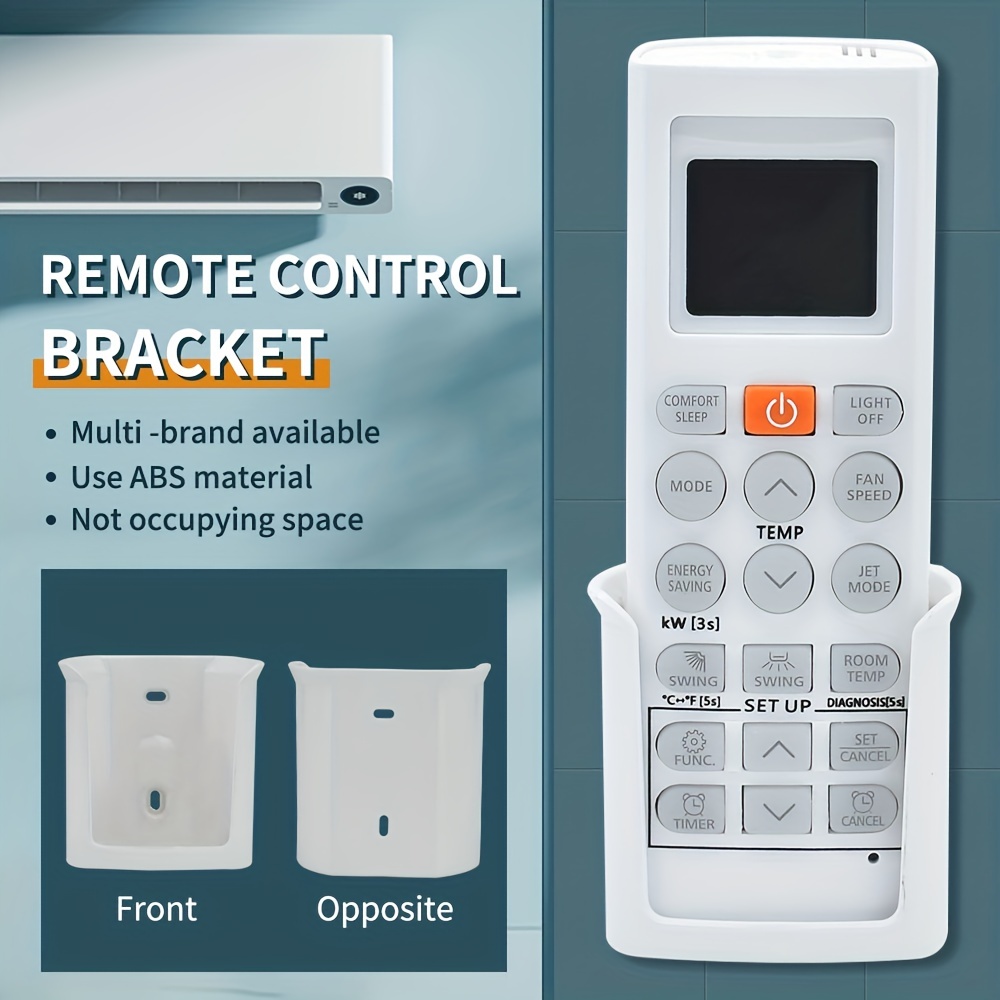 2 Uds Soportes Control Remoto Montados En Pared Ganchos - Temu